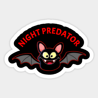 Night predator 5 Sticker